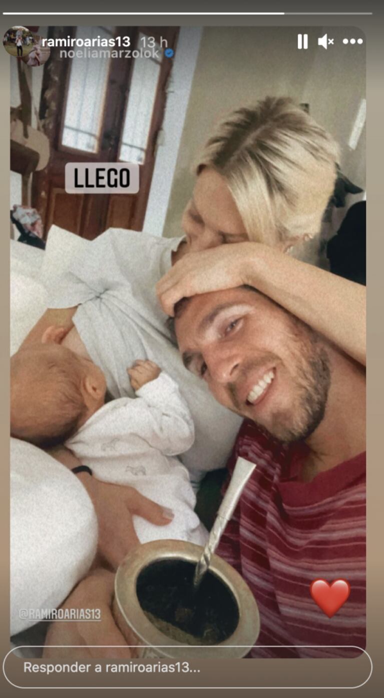 El pícaro comentario sin filtro de Noelia Marzol a su marido al verlo con su bebé en brazos: "A él me lo quiero comer y a vos también, pero diferente"