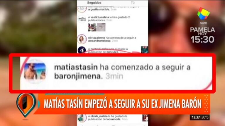 El pícaro gesto 2.0 de Matías Tasín luego de que Nicole Neumann confirmara la separación