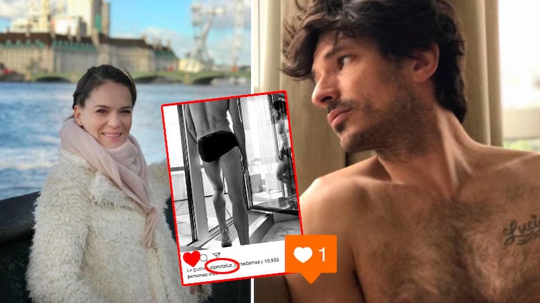 El pícaro “me gusta” de Luz Cipriota a una foto en paños menores de su nuevo amor, Andrés Velencoso