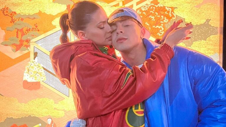 El pícaro piropo de la China Suárez al ver una foto que compartió Rusherking vestido de traje (Foto: Web)