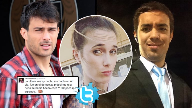 El pícaro tweet de Cvitanich tras el chat de Fourcade sobre su mujer (Foto: Twitter)