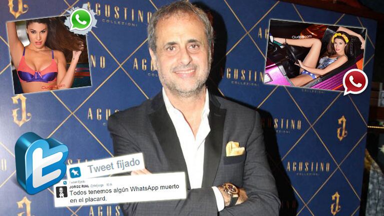 El pícaro tweet sincericida ¡fijado! de Jorge Rial tras la filtración de las fotos hot de Ivana Nadal. Foto: Web y Ciudad.com