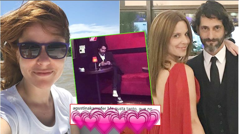 El piropo de Agustina Kämpfer a su novio (Fotos: Instagram)