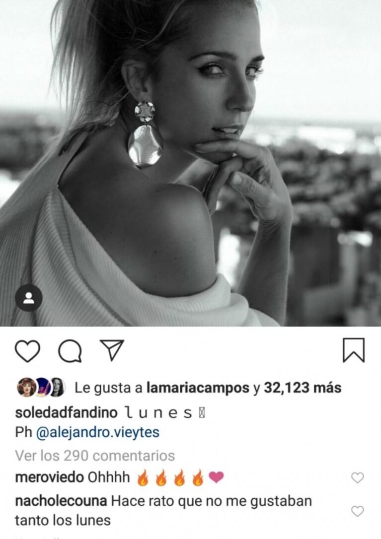 El piropo de Nacho Lecouna a Soledad Fandiño, ¿con el que confirma el romance?: "Hace rato que..."