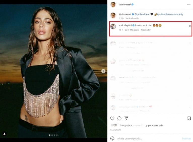 El piropo de Rodrigo de Paul a Tini Stoessel tras despertar suspiros con sus posteos en las redes: "Bueno, está bien"