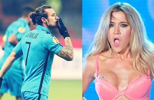 El piropo hot de Jimena Barón a Daniel Osvaldo. (Fotos: Twitter y Web)