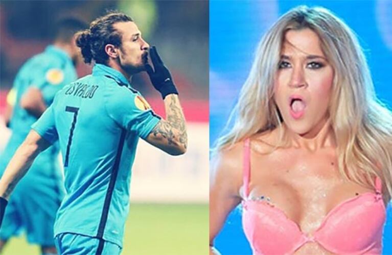 El piropo hot de Jimena Barón a Daniel Osvaldo. (Fotos: Twitter y Web)