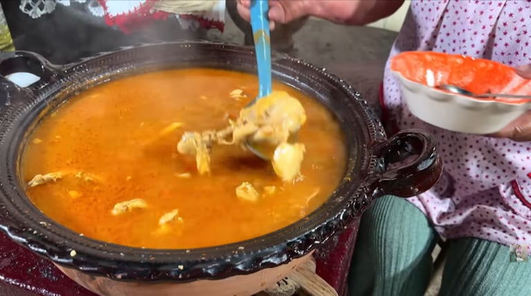 El plato terminado de Doña Ángela es ideal para los días fríos.