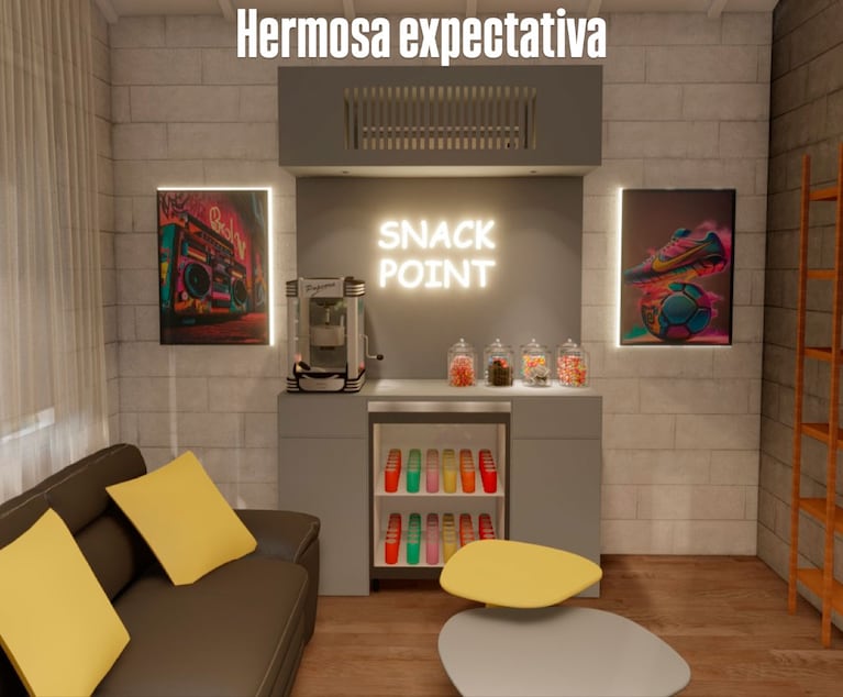 El playroom de los hijos de Sabrina Rojas. Foto: Instagram