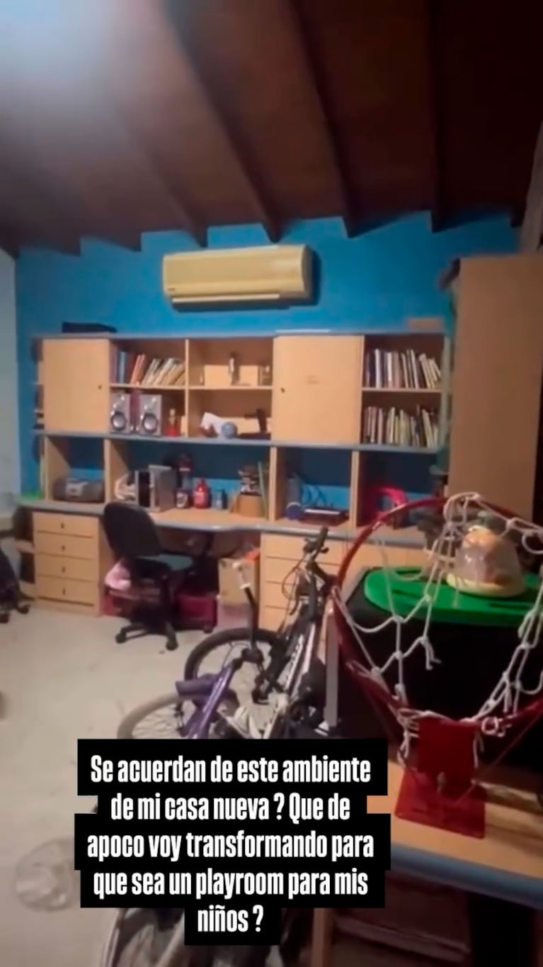 El playroom de los hijos de Sabrina Rojas. Foto: Instagram