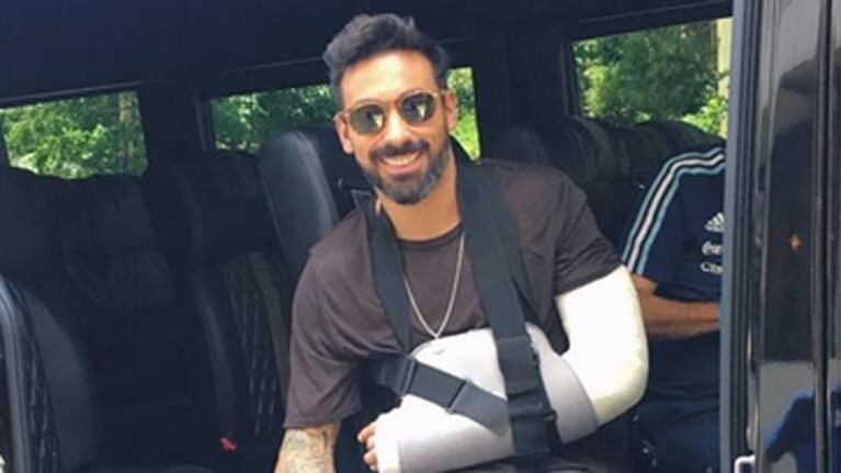 El Pocho Lavezzi agradeció los mensajes de apoyo desde Instagram. Foto: Instagram