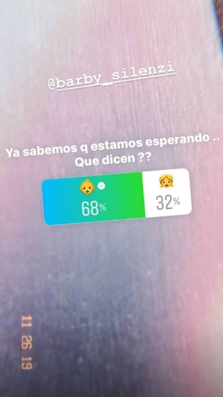 El Polaco anunció el sexo y el nombre del bebé que espera con Barby Silenzi: "Bienvenida, Abril, te estamos esperando"
