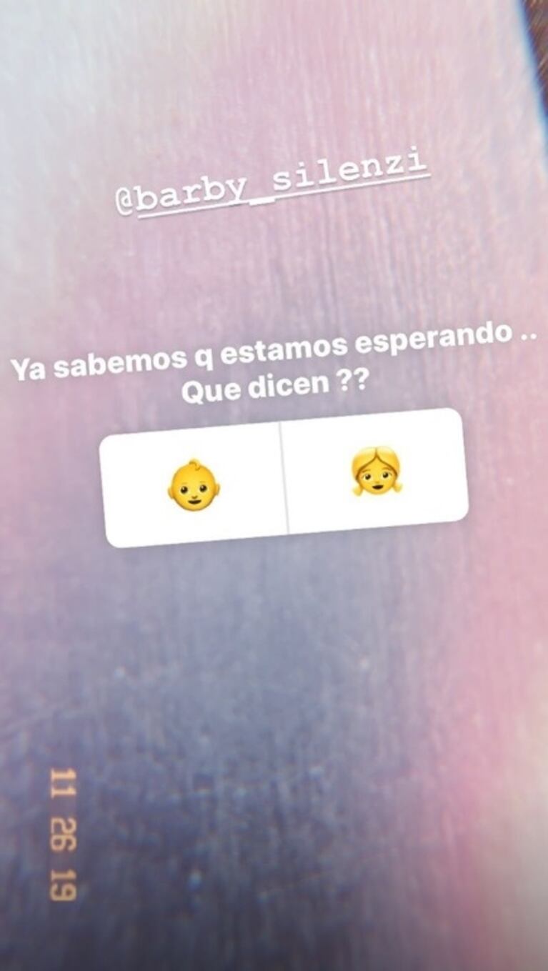 El Polaco anunció el sexo y el nombre del bebé que espera con Barby Silenzi: "Bienvenida, Abril, te estamos esperando"
