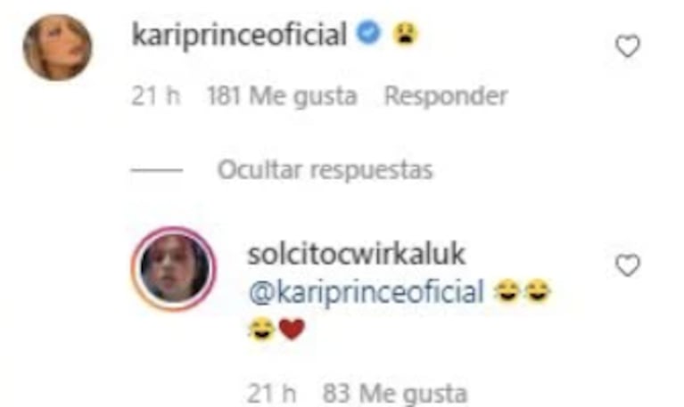 El Polaco mostró el drástico cambio de look de su hija Sol y Karina la Princesita reaccionó con todo