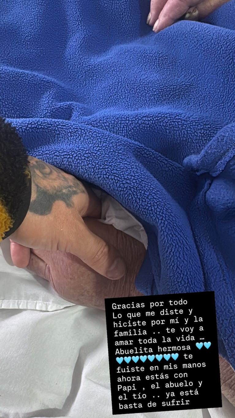 El Polaco se despidió de su abuela (Foto: Instagram @elpolaco)