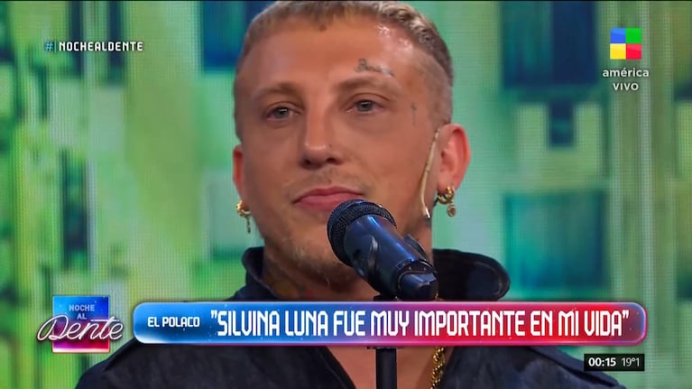 El Polaco se emocionó al recordar su historia con Silvina Luna: “Apareció para hacerme bajar un cambio”