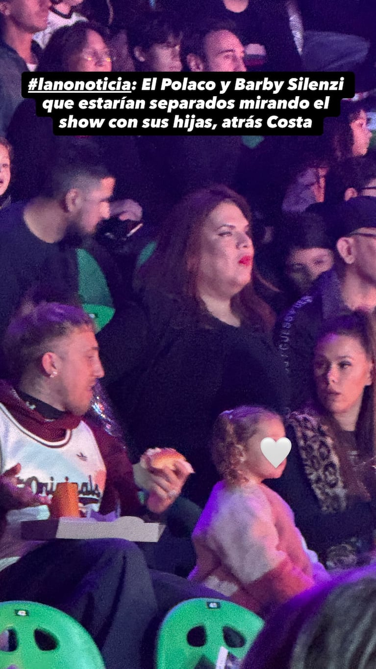 El Polaco y Barby Silenzi llevaron a Abril a Disney On Ice | Créditos: Instagram @gossipeame
