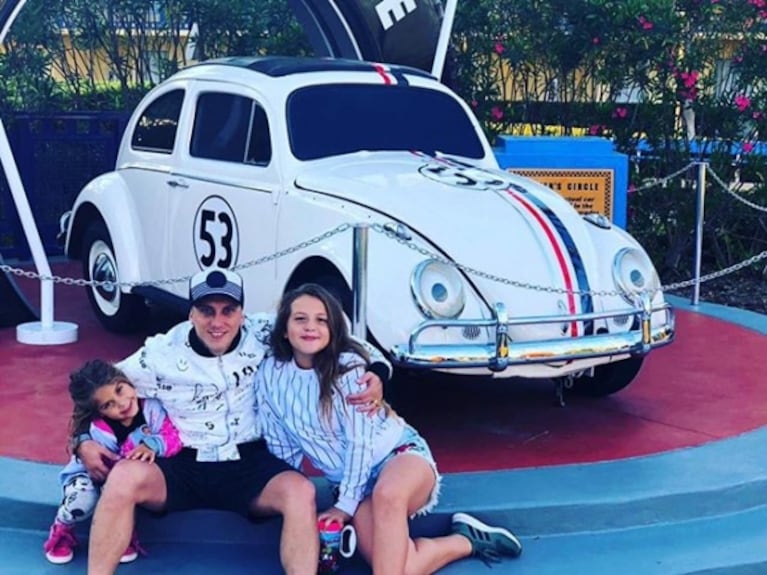 El Polaco y sus hijas, a pura diversión en Disney: parques, castillos... ¡y muchas atracciones turísticas!