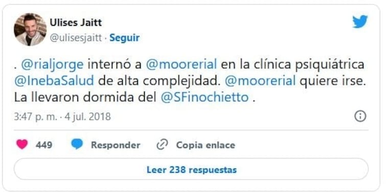 El polémico motivo por el que Morena llevará a juicio a Jorge Rial en plena guerra