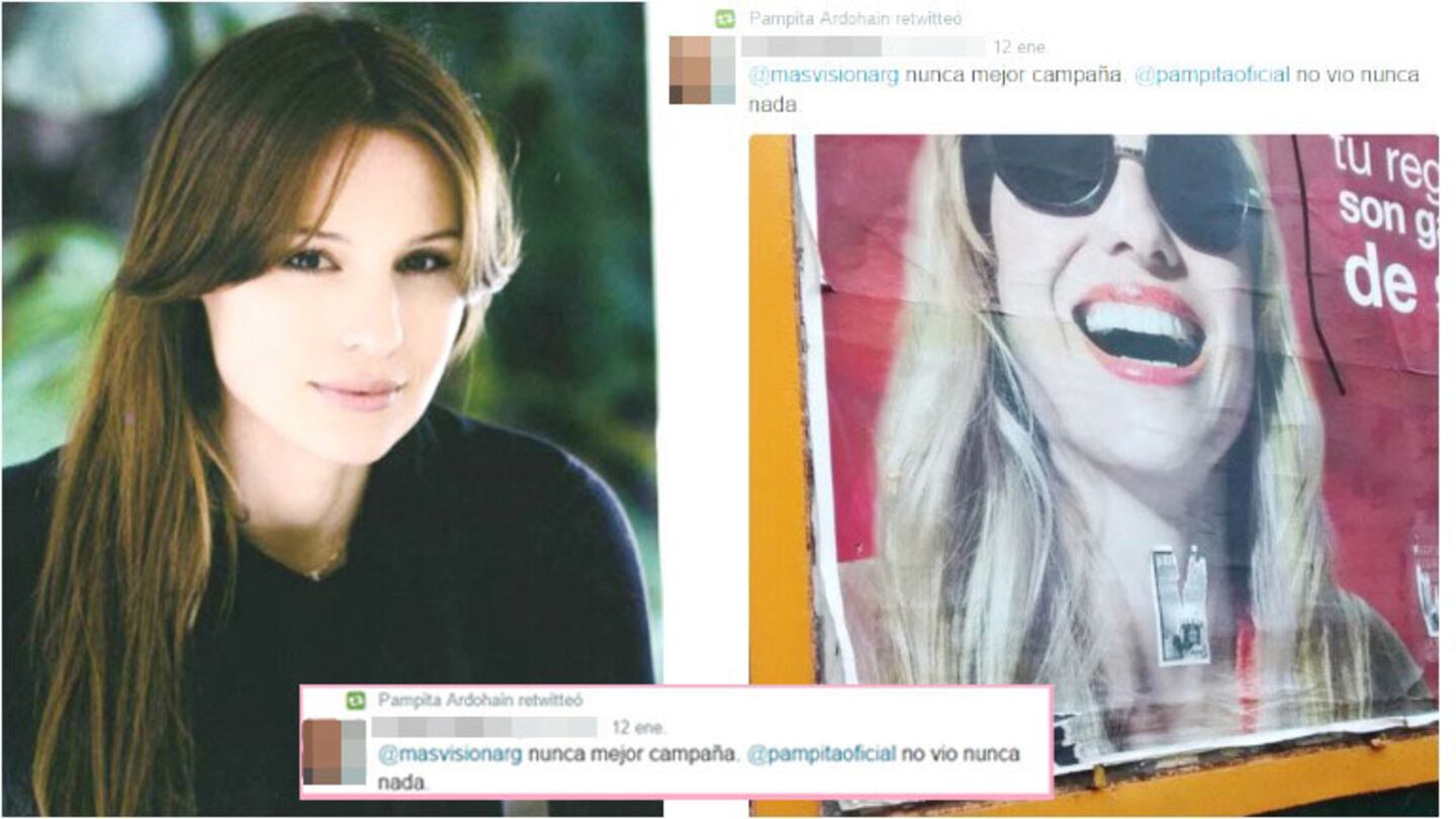 El polémico retweet de Pampita tras su separación de Benjamín Vicuña (Fotos: Web y Twitter)