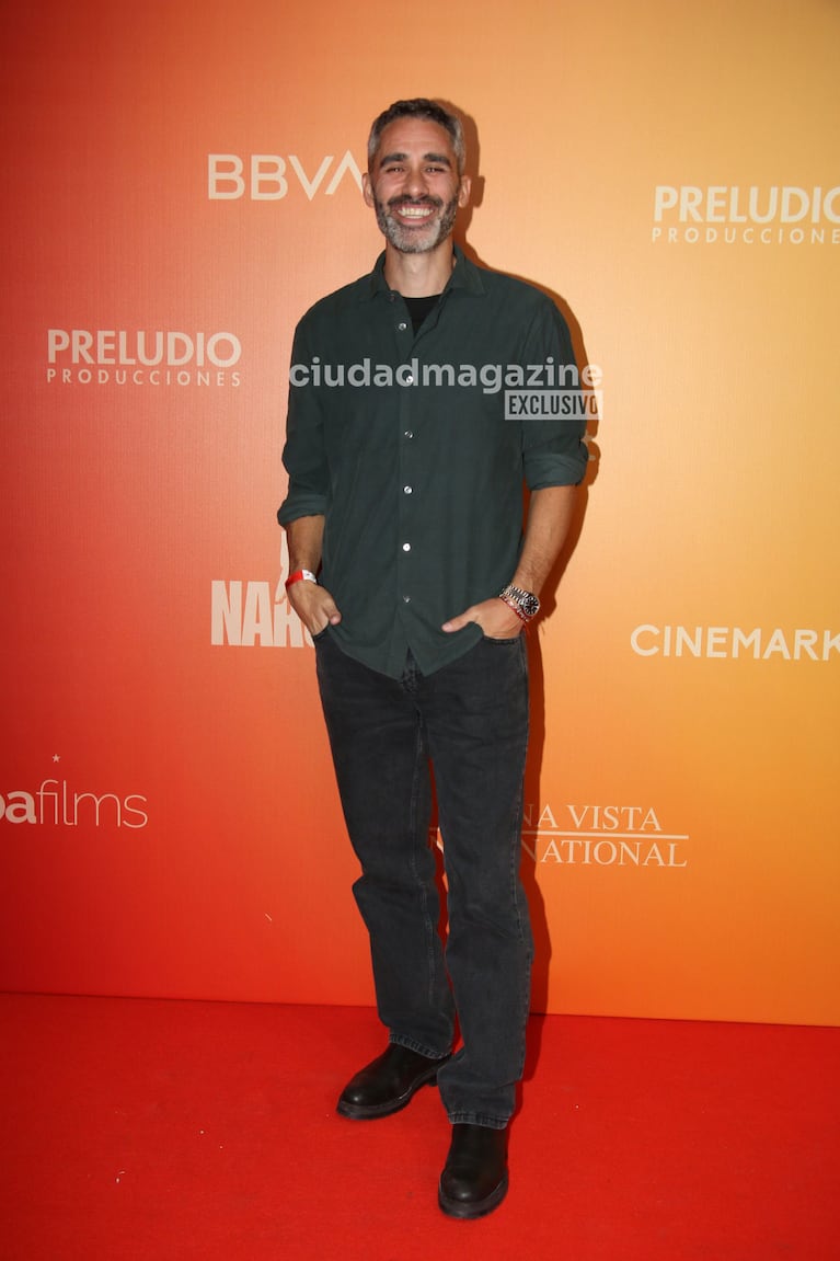 El Pollo Álvarez en el estreno de Yo Narciso (Foto: Movilpress).