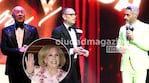 El Pollo Álvarez, Fabián Medina Flores y Claudio Cosan y Mirtha Legrand en La Jaula de la Moda (Foto: Movilpress)