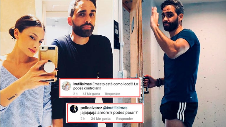 El Pollo Álvarez publicó una sugerente foto... ¡y su novia le dedicó un delator piropo hot! 