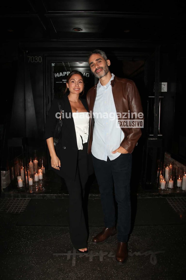 El Pollo Álvarez y Tefi Russo (Foto: Movilpress)