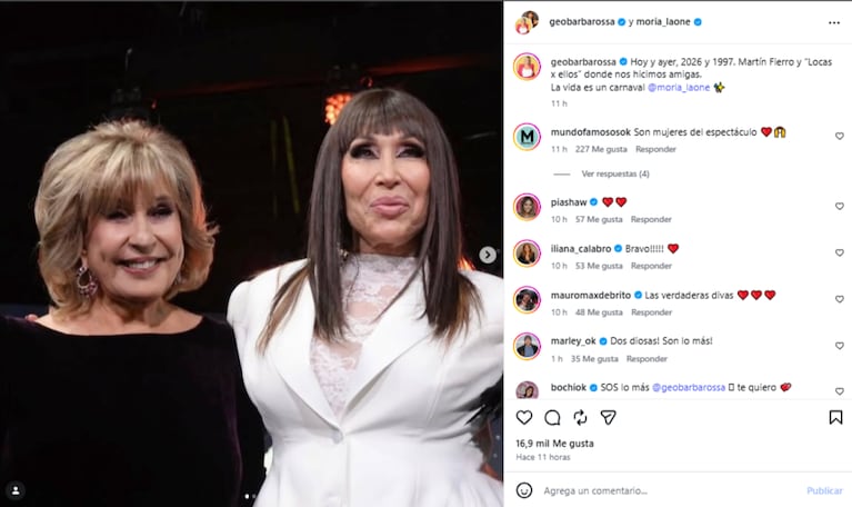 El post de Georgina y Moria