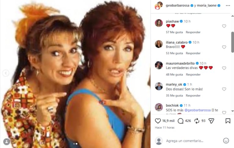 El post de Georgina y Moria