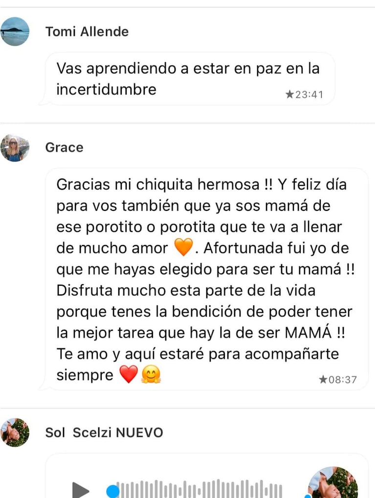 El posteo de Clara Sarkany por su embarazo (Foto: Instagram @clarisarkany)