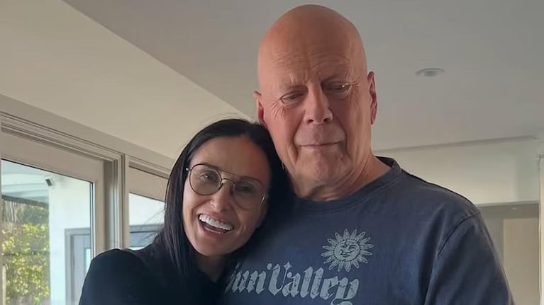 El posteo de Demi Moore para bruce willis por el día del padre