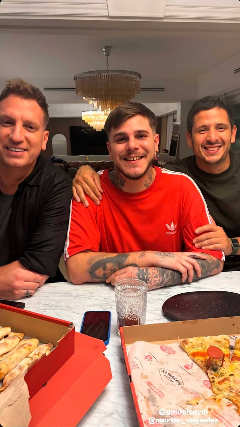 El posteo de Guido Icardi para provocar a su hermano Mauro (Foto: Instagram @guidoicardi)