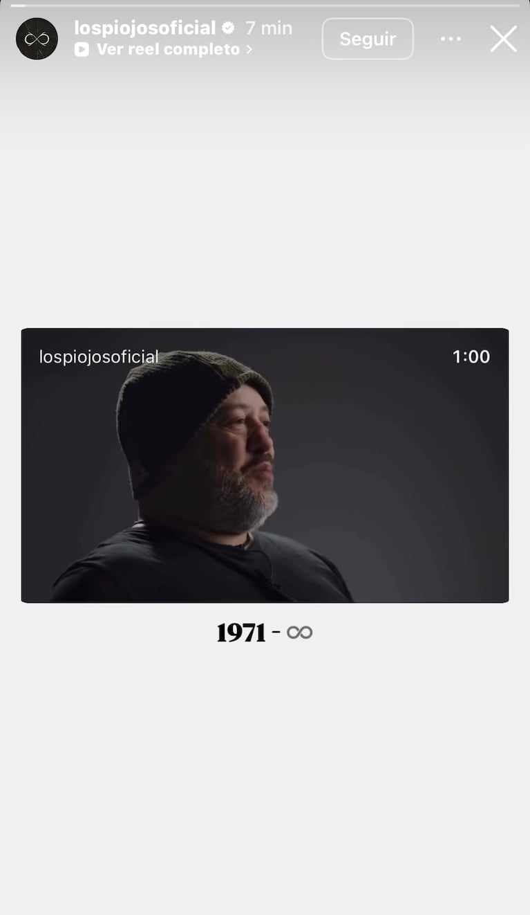 El posteo de Los Piojos por la muerte de Daniel Buira (Foto: Instagram/@lospiojosoficial)