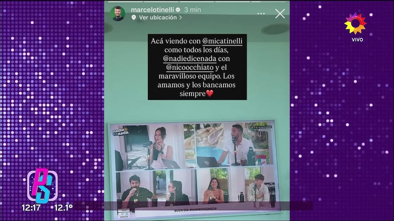El posteo de Marcelo Tinelli tras el escándalo con Flor Peña y la familia Messi en Luzu Tv (Foto: captura de eltrece).