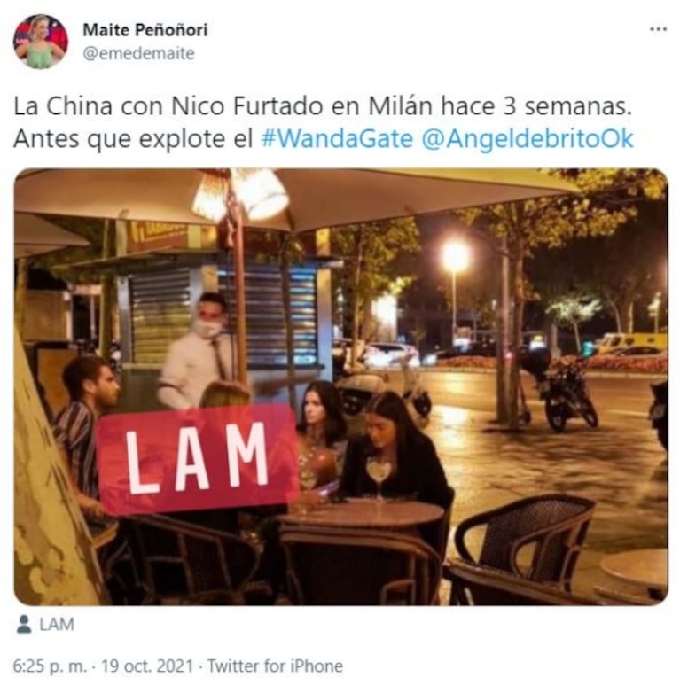 El posteo de Nico Furtado en medio del escándalo con la China Suárez: subió una foto de Ester Expósito