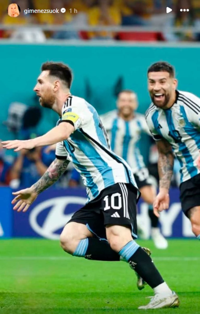 El posteo de Susana Giménez tras la victoria de la Selección Argentina (Foto: Instagram)