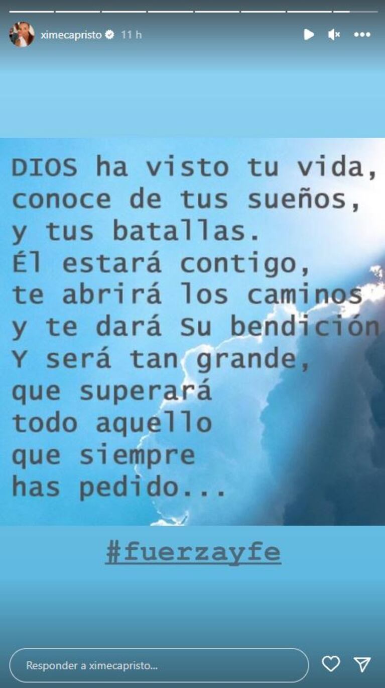 El posteo de Ximena Capristo para Silvina Luna (Fuente: Instagram)