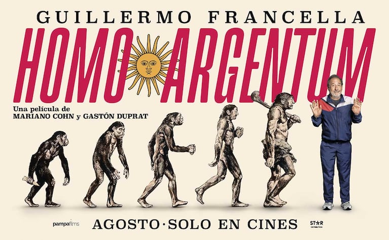 El póster de Homo Argertum, la nueva película de Guillermo Francella (Foto: gentileza Star Distribution)