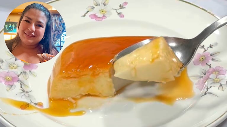 El postre de sémola con leche de Elba Rodríguez. Foto: Instagram, Elba Rodríguez.