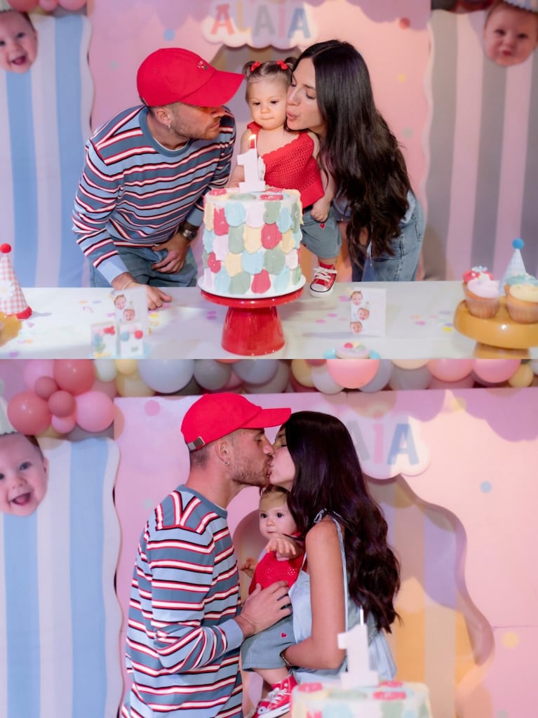 El primer cumpleaños de Alaia, la hija de Alexis y Ailén (Foto: Instagram @alemacallister)