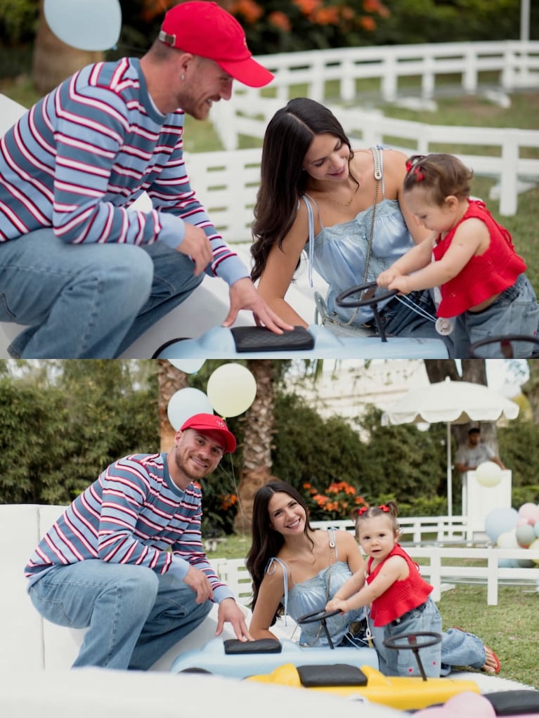 El primer cumpleaños de Alaia, la hija de Alexis y Ailén (Foto: Instagram @alemacallister)