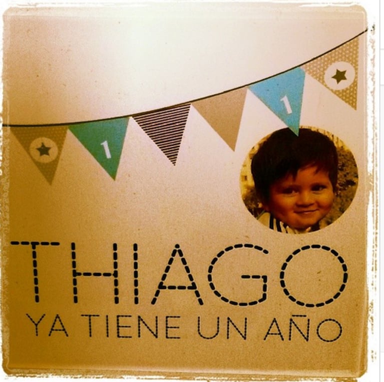 El primer cumpleaños de Thiago Messi. (Foto: Instagram.com/LeoMessi)