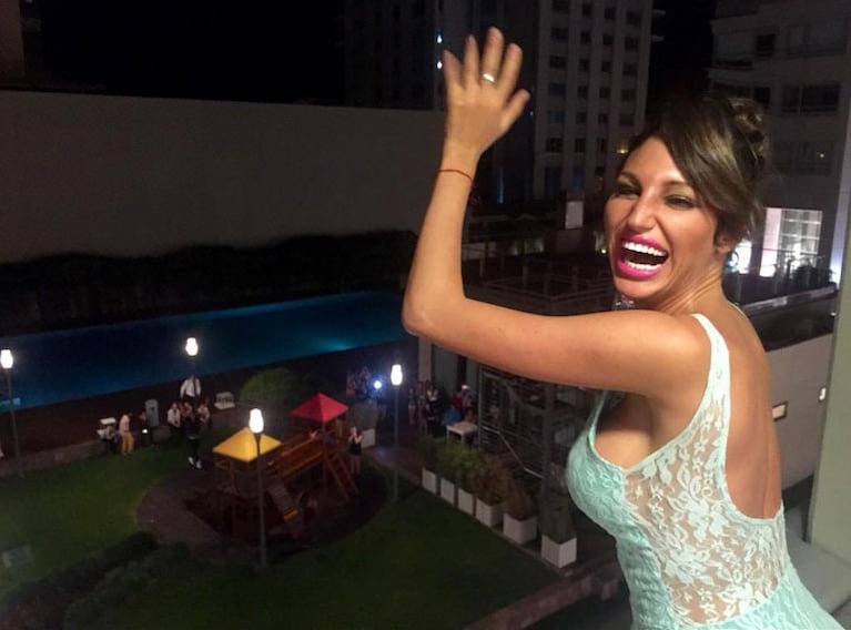 El primer fin de semana de Vicky Xipolitakis en Puerto Madero. (Foto: Twitter)