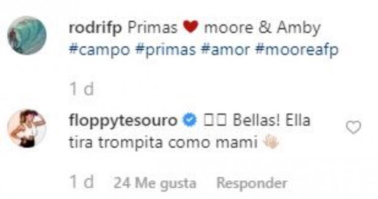 El primer posteo de Rodrigo Fernández Prieto tras la separación, con comentario de Floppy Tesouro incluido