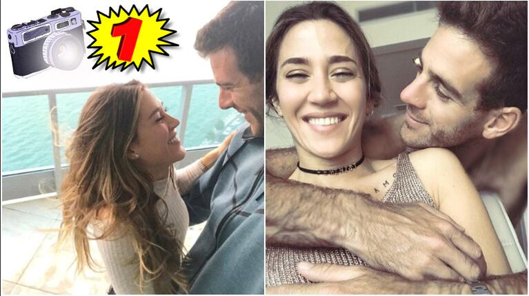 El primer retrato de Jimena Barón y Juan Martín del Potro en su relación (Fotos: Instagram)