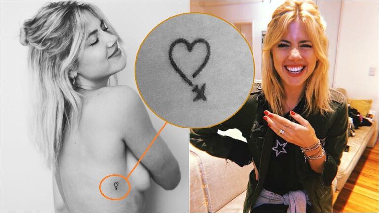 El primer tatuaje de Stephanie Demner (Fotos: Instagram)