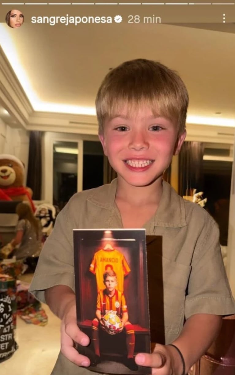 El provocador regalo de Mauro Icardi al hijo de la China Suárez: se reaviva la tensión con Benjamín Vicuña | @Créditos: Instagram @sangrejaponesa