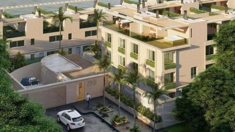 El proyecto contempla 24 unidades frente al Paraná. Crédito  Di María inmobiliaria