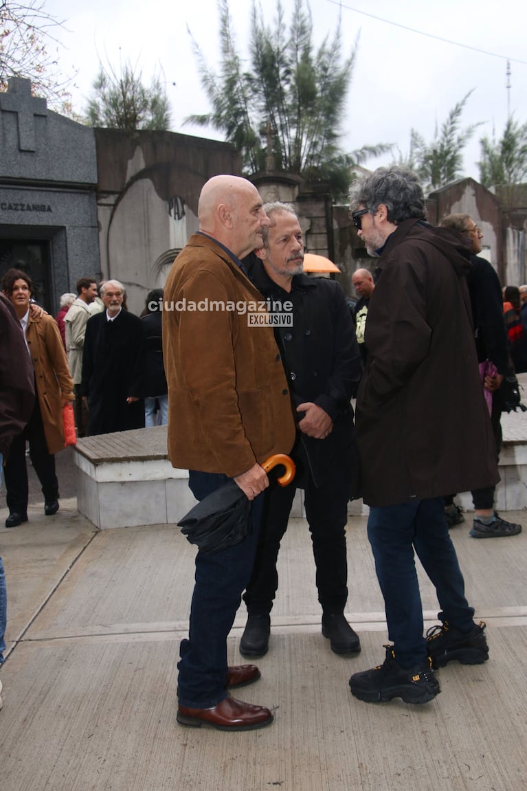 El Puma Goity en el entierro de Luis Brandoni (Foto: Movilpress).